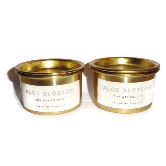Madewell Other - New Madewell Candle Lot x2 Aloe Blossom Soy Wax